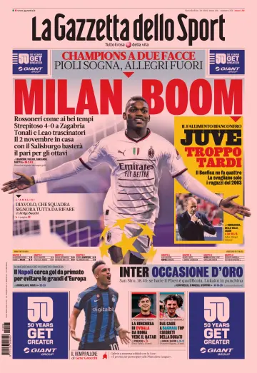 La Gazzetta dello Sport - Bologna - 26 Oct 2022