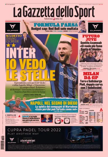La Gazzetta dello Sport - Bologna - 29 Oct 2022