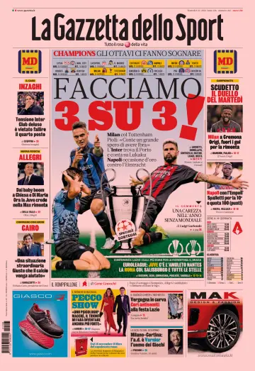 La Gazzetta dello Sport - Bologna - 8 Nov 2022