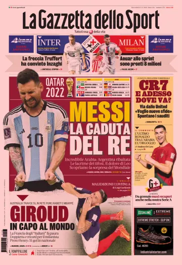La Gazzetta dello Sport - Bologna - 23 Nov 2022