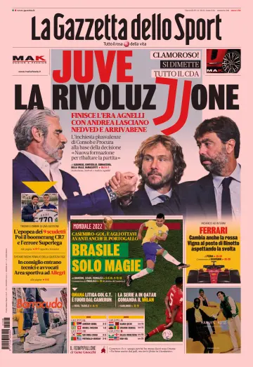 La Gazzetta dello Sport - Bologna - 29 Nov 2022