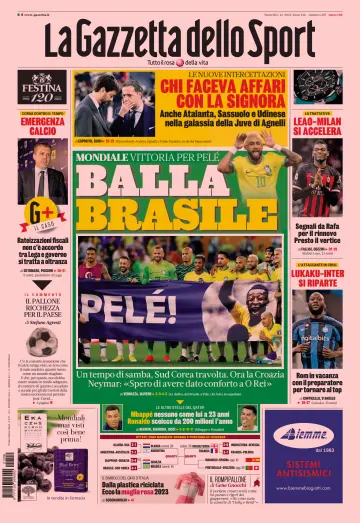La Gazzetta dello Sport - Bologna - 6 Dec 2022