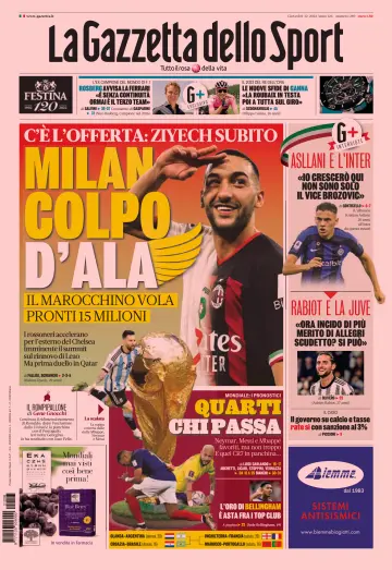 La Gazzetta dello Sport - Bologna - 8 Dec 2022