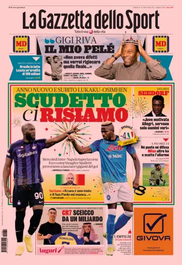La Gazzetta dello Sport - Bologna - 31 Dec 2022