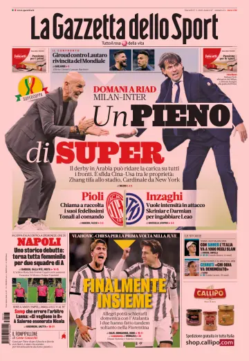 La Gazzetta dello Sport - Bologna - 17 Jan 2023