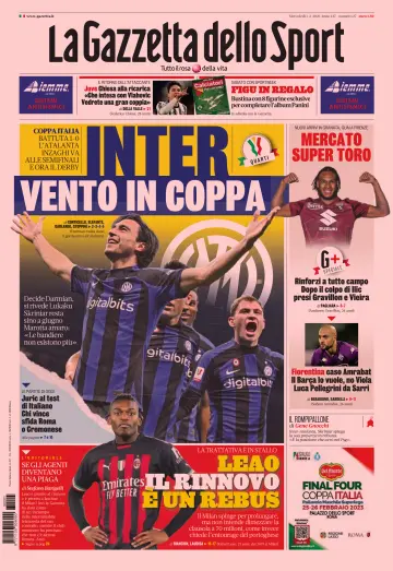 La Gazzetta dello Sport - Bologna - 1 Feb 2023