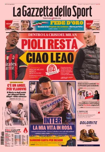 La Gazzetta dello Sport - Bologna - 7 Feb 2023
