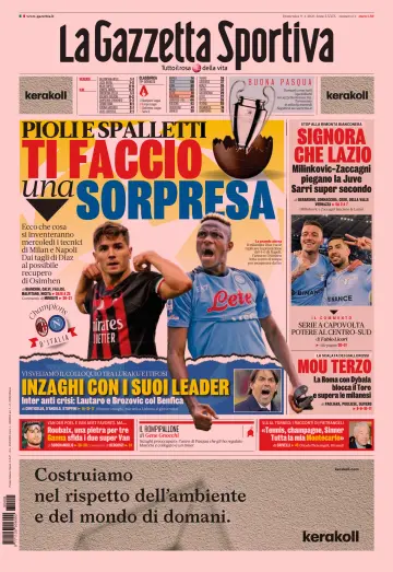 La Gazzetta dello Sport - Bologna - 9 Apr 2023