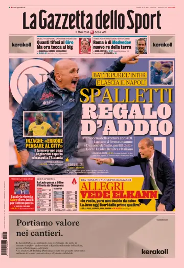 La Gazzetta dello Sport - Bologna - 22 May 2023