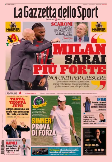 La Gazzetta dello Sport - Bologna - 10 Jul 2023
