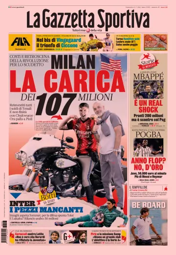 La Gazzetta dello Sport - Bologna - 23 Jul 2023