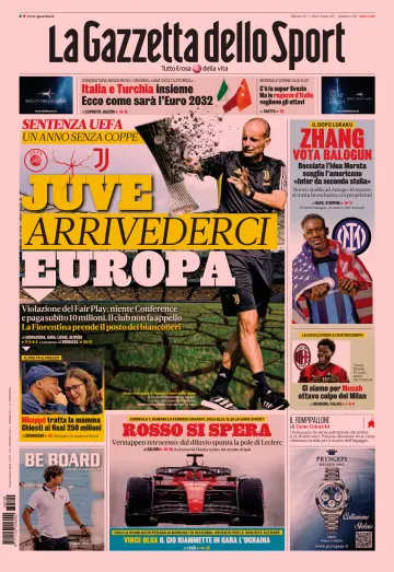 La Gazzetta dello Sport - Bologna - 29 Jul 2023