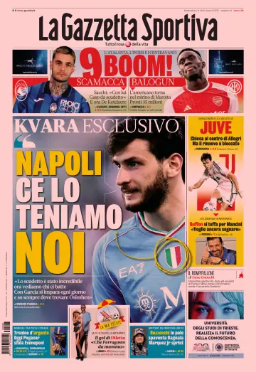 La Gazzetta dello Sport - Bologna - 6 Aug 2023