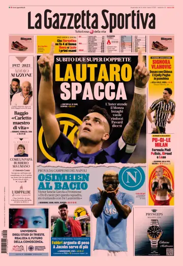 La Gazzetta dello Sport - Bologna - 20 Aug 2023