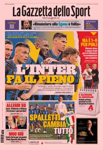 La Gazzetta dello Sport - Bologna - 7 Sep 2023