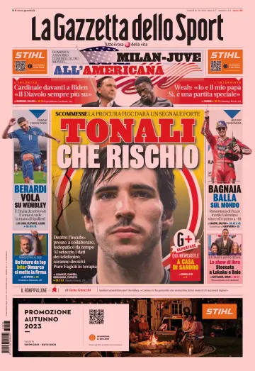 La Gazzetta dello Sport - Bologna - 16 Oct 2023