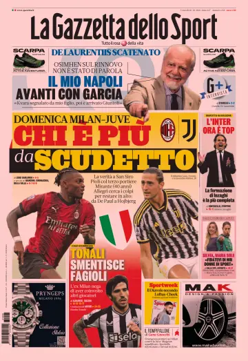 La Gazzetta dello Sport - Bologna - 20 Oct 2023