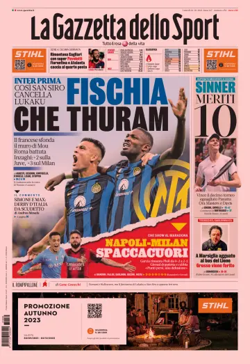 La Gazzetta dello Sport - Bologna - 30 Oct 2023