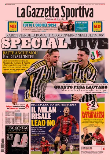 La Gazzetta dello Sport - Bologna - 31 Dec 2023