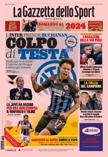 La Gazzetta dello Sport - Bologna - 2 Jan 2024