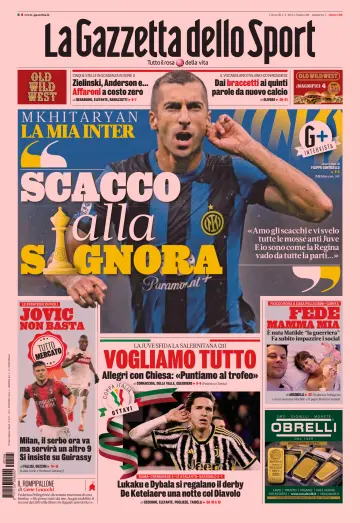 La Gazzetta dello Sport - Bologna - 4 Jan 2024