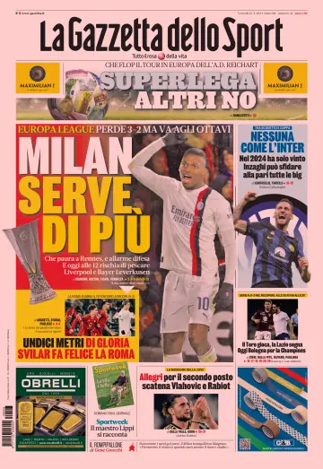 La Gazzetta dello Sport - Bologna - 23 Feb 2024