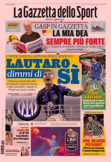 La Gazzetta dello Sport - Bologna - 31 May 2024