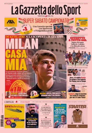 La Gazzetta dello Sport - Cagliari - 12 Aug 2022