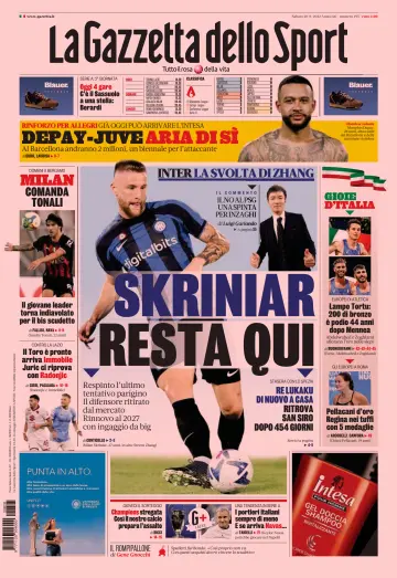 La Gazzetta dello Sport - Cagliari - 20 Aug 2022