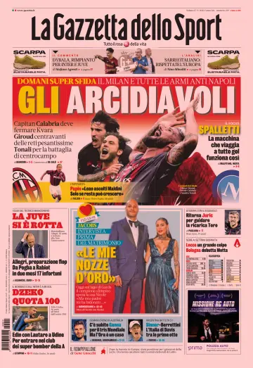 La Gazzetta dello Sport - Cagliari - 17 Sep 2022