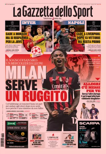 La Gazzetta dello Sport - Cagliari - 2 Nov 2022