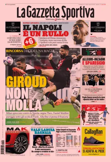 La Gazzetta dello Sport - Cagliari - 6 Nov 2022