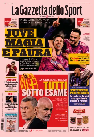 La Gazzetta dello Sport - Cagliari - 20 Jan 2023