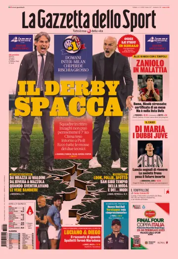 La Gazzetta dello Sport - Cagliari - 4 Feb 2023