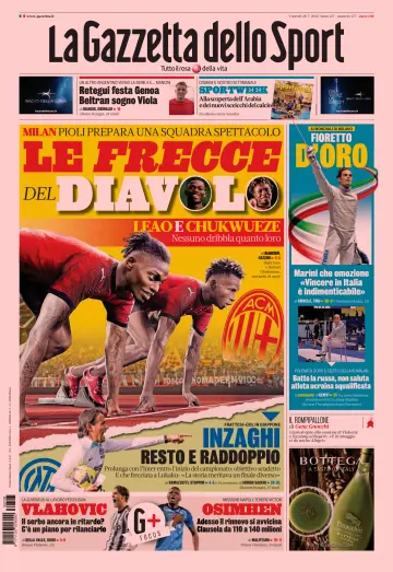 La Gazzetta dello Sport - Cagliari - 28 Jul 2023
