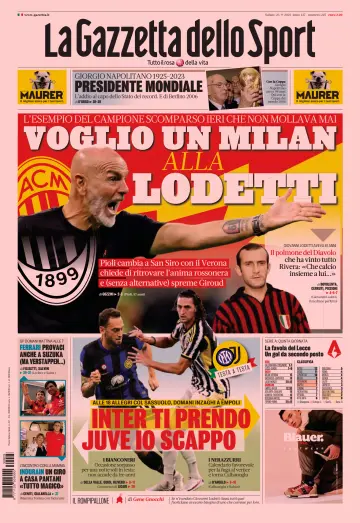 La Gazzetta dello Sport - Cagliari - 23 Sep 2023