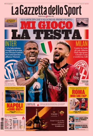 La Gazzetta dello Sport - Cagliari - 30 Sep 2023