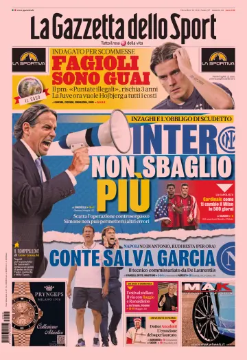 La Gazzetta dello Sport - Cagliari - 12 Oct 2023
