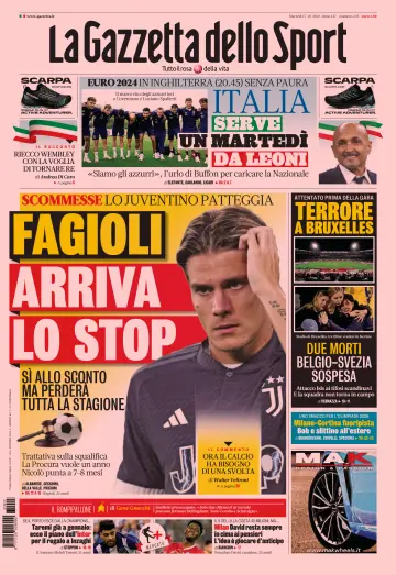 La Gazzetta dello Sport - Cagliari - 17 Oct 2023