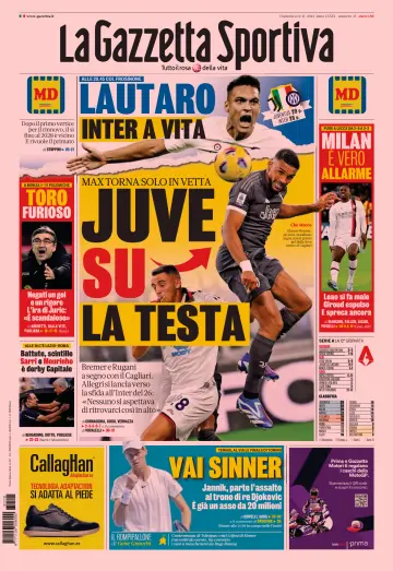 La Gazzetta dello Sport - Cagliari - 12 Nov 2023