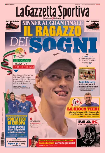 La Gazzetta dello Sport - Cagliari - 19 Nov 2023