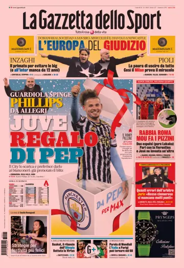 La Gazzetta dello Sport - Cagliari - 11 Dec 2023
