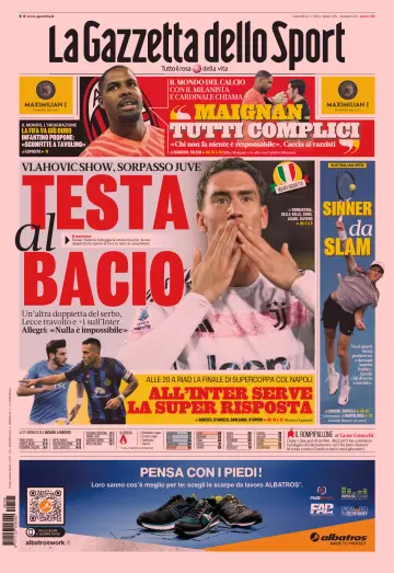 La Gazzetta dello Sport - Cagliari - 22 Jan 2024