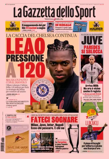 La Gazzetta dello Sport - Lombardia - 25 Aug 2022