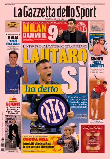 La Gazzetta dello Sport - Lombardia - 1 Jun 2024