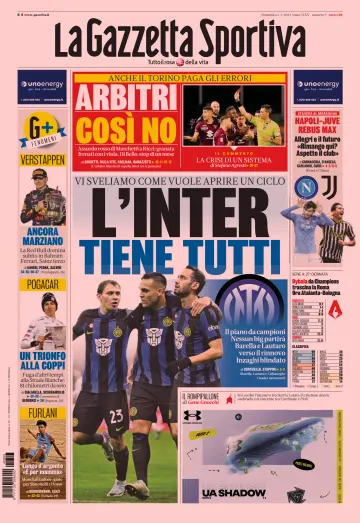 La Gazzetta dello Sport - Verona - 3 Mar 2024