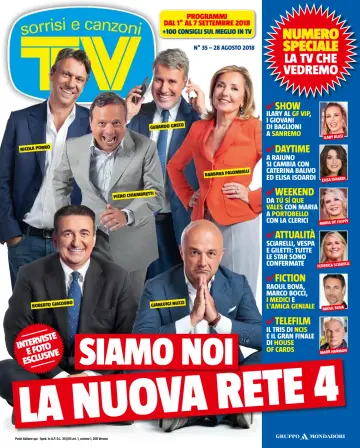TV Sorrisi e Canzoni - 28 8월 2018