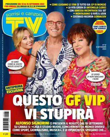TV Sorrisi e Canzoni - 6 Sep 2022