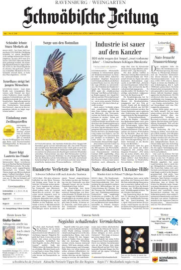 Schwäbische Zeitung (Ravensburg / Weingarten) - 04 四月 2024