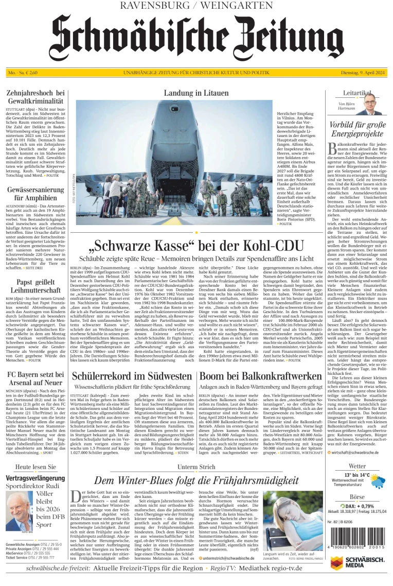 Schwäbische Zeitung (Ravensburg / Weingarten)